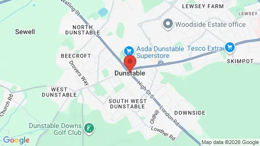 Apartments for rent i Dunstable - Bedfordshire - kort over placeringen