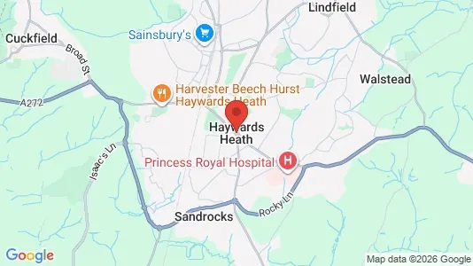 Apartments for rent i Haywards Heath - West Sussex - kort over placeringen