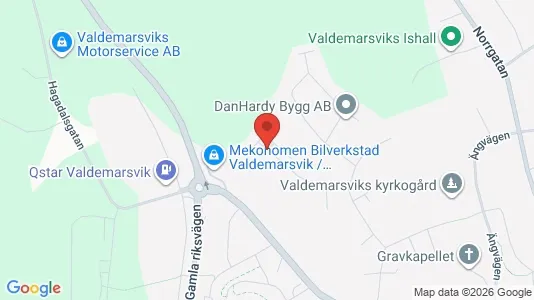 Apartments for rent i Valdemarsvik - kort over placeringen