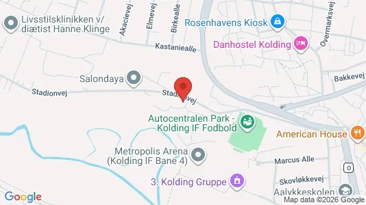 Apartments for rent i Kolding - kort over placeringen