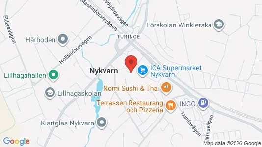 Apartments for rent i Nykvarn - kort over placeringen