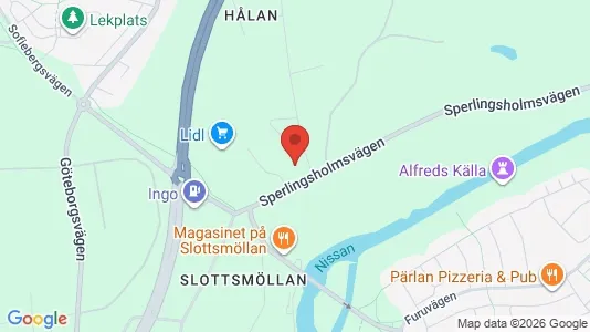 Apartments for rent i Halmstad - kort over placeringen
