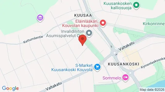 Apartments for rent i Kouvola - kort over placeringen