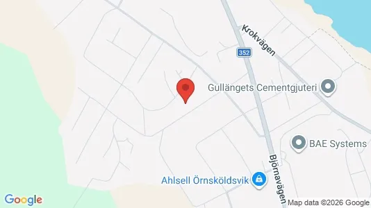 Apartments for rent i Örnsköldsvik - kort over placeringen
