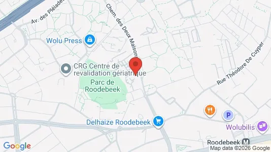 Apartments for rent i Brussels Sint-Lambrechts-Woluwe - kort over placeringen