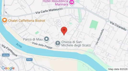 Rooms for rent i Pisa - kort over placeringen