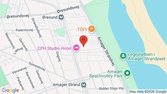 Apartments for rent i Copenhagen S - kort over placeringen