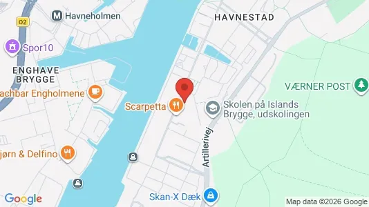 Apartments for rent i Copenhagen S - kort over placeringen