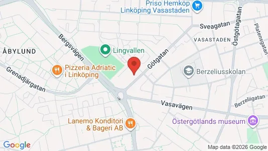 Apartments for rent i Linköping - kort over placeringen