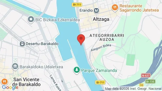Apartments for rent i Bilbao - kort over placeringen