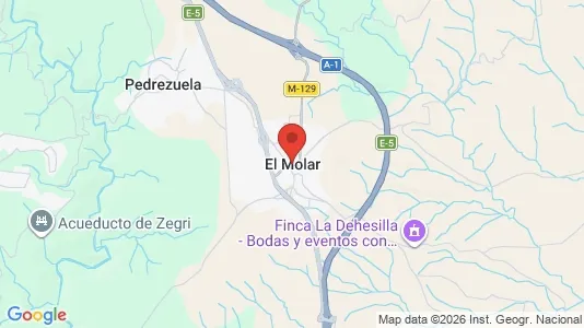 Houses for rent i El Molar - kort over placeringen