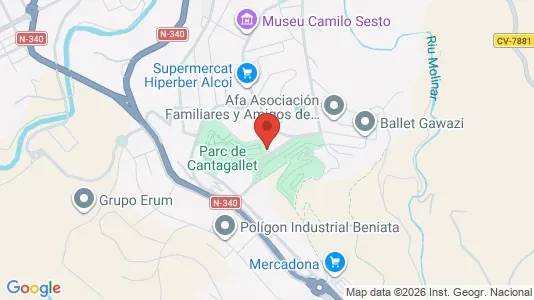 Apartments for rent i Alcoy/Alcoi - kort over placeringen