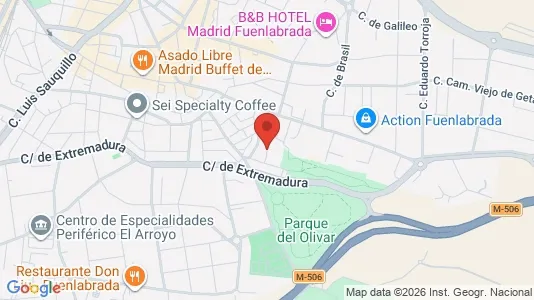 Rooms for rent i Fuenlabrada - kort over placeringen