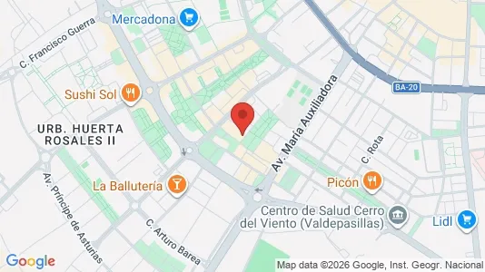 Apartments for rent i Badajoz - kort over placeringen