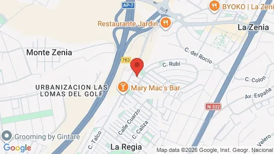Apartments for rent i Orihuela - kort over placeringen