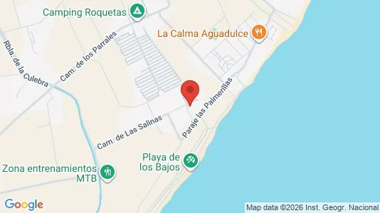 Apartments for rent i Roquetas de Mar - kort over placeringen