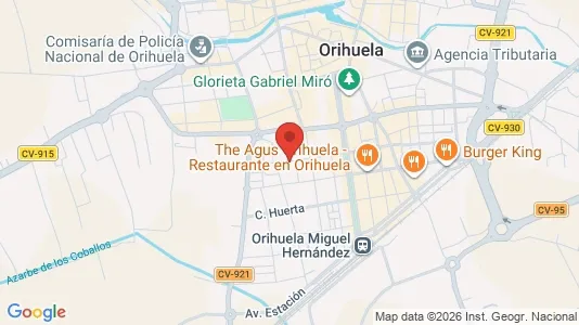 Apartments for rent i Orihuela - kort over placeringen