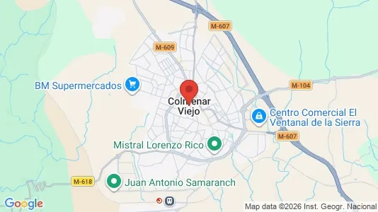 Houses for rent i Colmenar Viejo - kort over placeringen