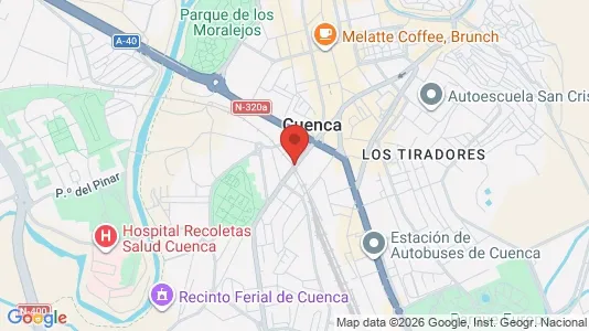Rooms for rent i Cuenca - kort over placeringen