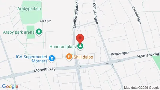 Apartments for rent i Växjö - kort over placeringen