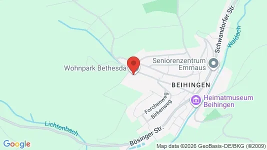 Apartments for rent i Calw - kort over placeringen