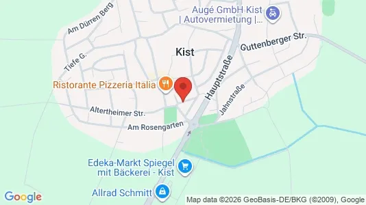 Apartments for rent i Würzburg (Disrict) - kort over placeringen