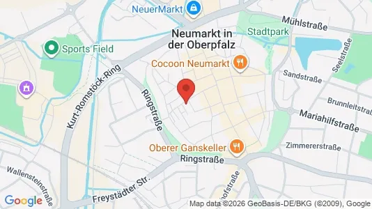 Apartments for rent i Neumarkt in der Oberpfalz - kort over placeringen