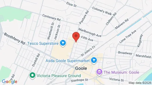 Apartments for rent i Goole - North Humberside - kort over placeringen