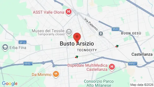 Apartments for rent i Busto Arsizio - kort over placeringen