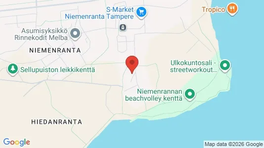 Apartments for rent i Tampere Luoteinen - kort over placeringen