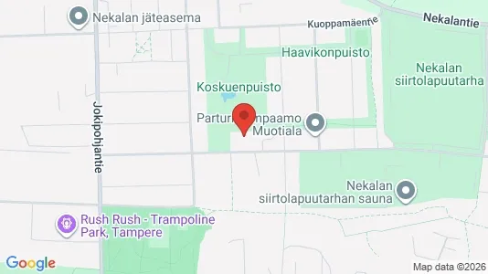 Apartments for rent i Tampere Keskinen - kort over placeringen
