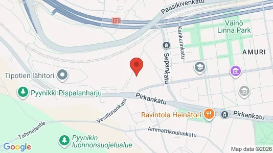 Apartments for rent i Tampere Keskinen - kort over placeringen