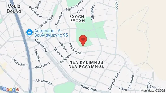 Apartments for rent i Glyfada - kort over placeringen