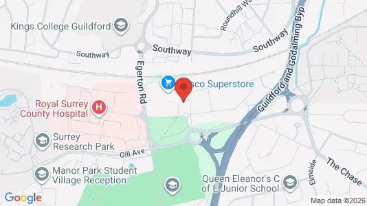 Apartments for rent i Guildford - Surrey - kort over placeringen