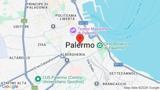 Houses for rent i Palermo - kort over placeringen