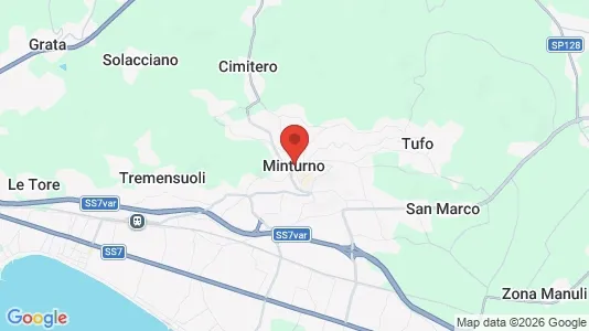 Houses for rent i Minturno - kort over placeringen