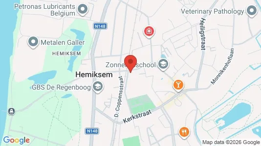 Apartments for rent i Hemiksem - kort over placeringen
