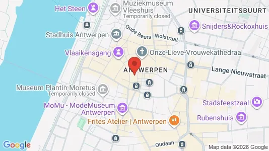 Apartments for rent i Stad Antwerp - kort over placeringen
