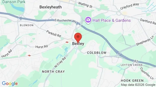 Apartments for rent i Bexley - Kent - kort over placeringen