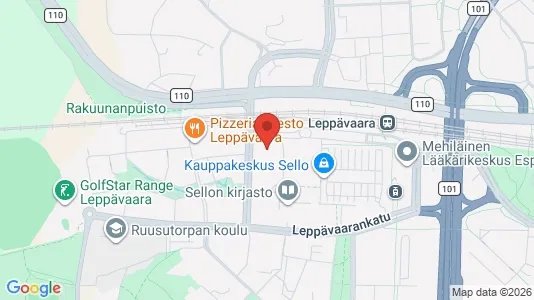 Apartments for rent i Espoo - kort over placeringen