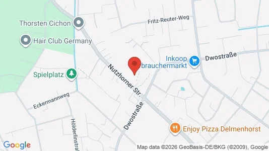 Apartments for rent i Delmenhorst - kort over placeringen