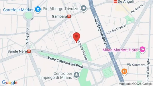 Rooms for rent i Milano Zona 6 - Barona, Lorenteggio - kort over placeringen