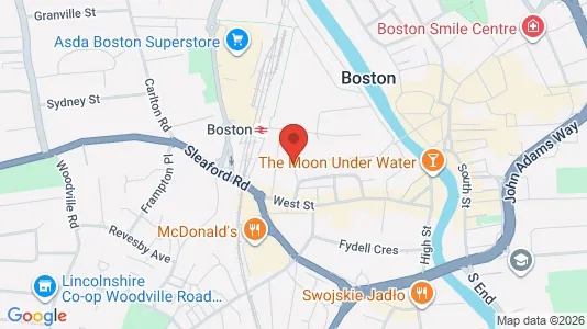 Apartments for rent i Boston - Lincolnshire - kort over placeringen