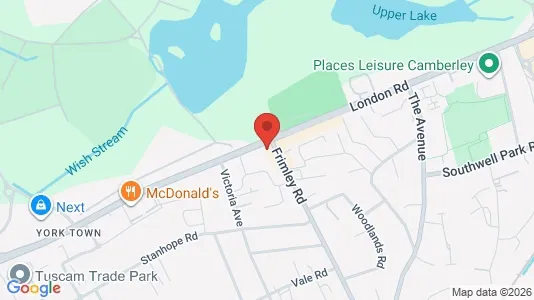 Apartments for rent i Camberley - Surrey - kort over placeringen