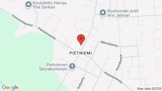 Apartments for rent i Pori - kort over placeringen