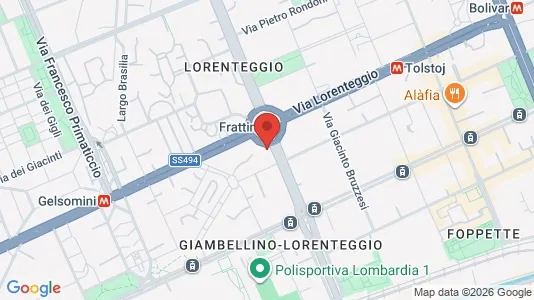 Apartments for rent i Milano Zona 6 - Barona, Lorenteggio - kort over placeringen