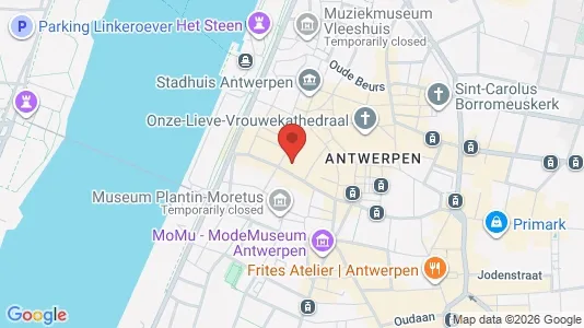 Apartments for rent i Stad Antwerp - kort over placeringen