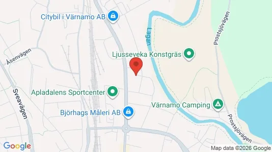 Apartments for rent i Värnamo - kort over placeringen
