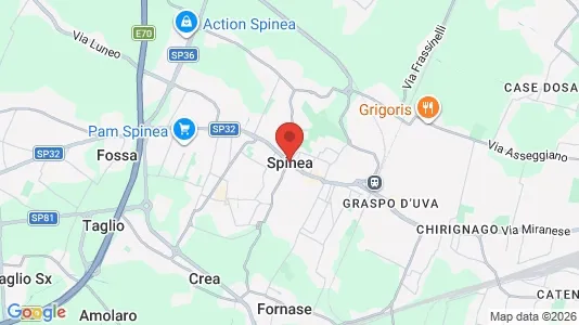 Apartments for rent i Spinea - kort over placeringen