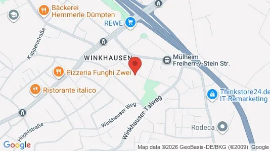 Apartments for rent i Mülheim an der Ruhr - kort over placeringen